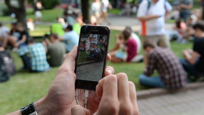 Игровое приложение Pokemon Go от компании Nintendo. Архивное фото