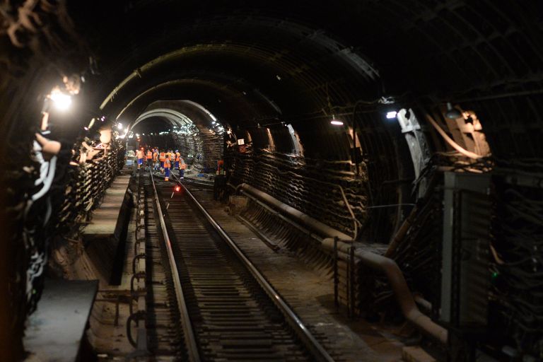 Ремонтные работы на Замоскворецкой линии московского метрополитена