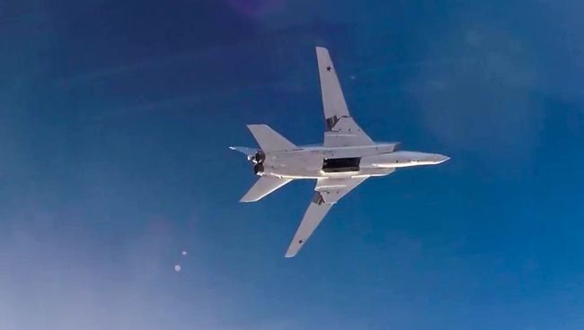 Дальний бомбардировщик ВКС РФ. Архивное фото