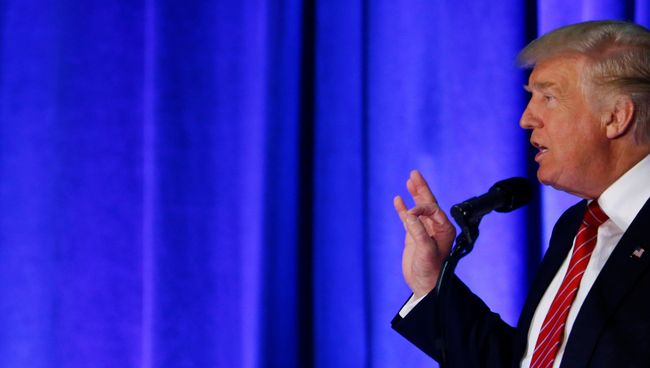 Кандидат в президенты США Дональд Трамп. 15 августа 2016 Кандидат в президенты США Дональд Трамп. 15 августа 2016