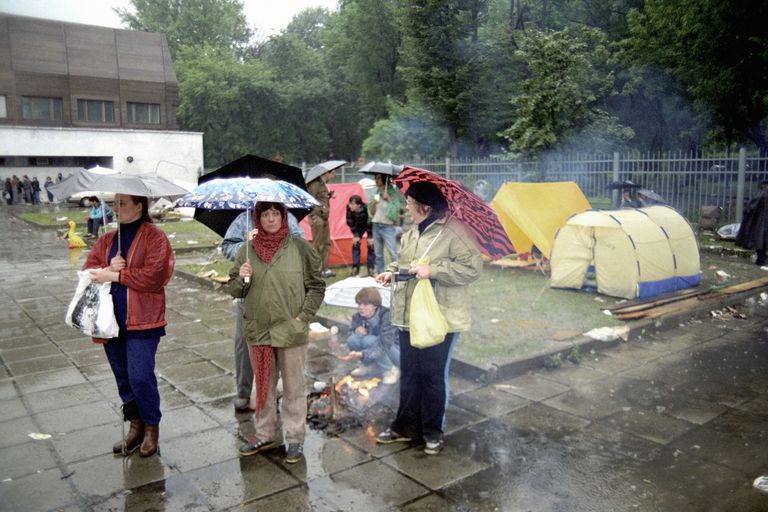 Митинги у Белого дома в августе 1991 года в Москве Митинги у Белого дома в августе 1991 года в Москве
