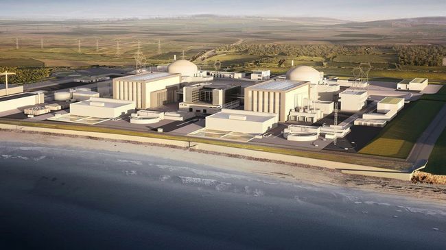 Проект атомной электростанции Hinkley Point С в Великобритании. Архивное фото Проект атомной электростанции Hinkley Point С в Великобритании. Архивное фото