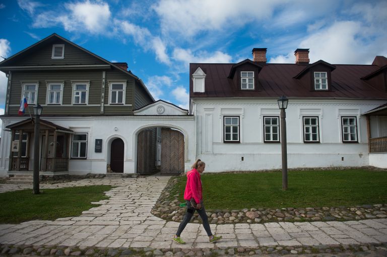 Усадьбы экспозиционного комплекса государственного историко-архитектурного и природно-ландшафтного музея-заповедника Изборск
