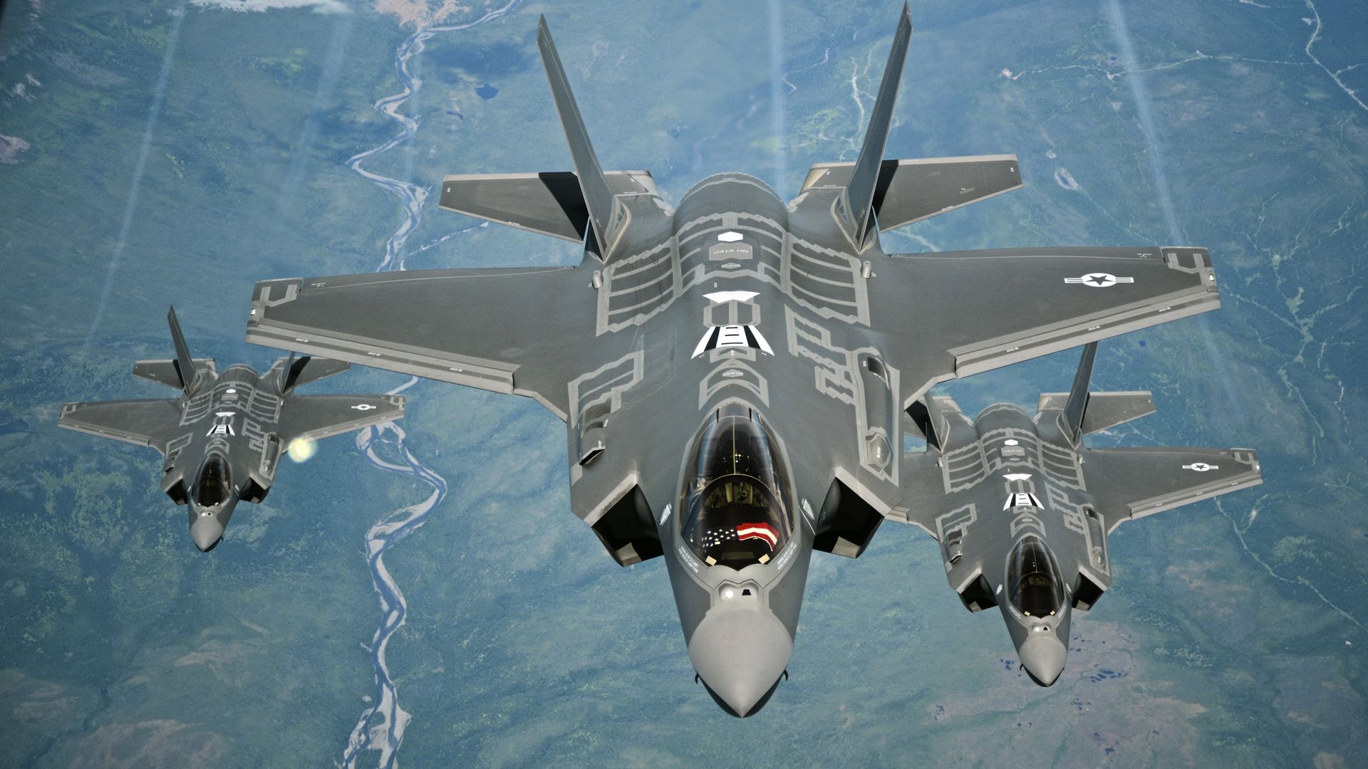Американские истребители Lockheed Martin F-35 Lightning II Американские истребители Lockheed Martin F-35 Lightning II - РИА Новости, 1920, 08.01.2022
