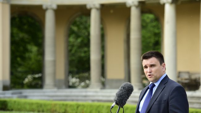 Глава МИД Украины Павел Климкин. Архивное фото Глава МИД Украины Павел Климкин. Архивное фото