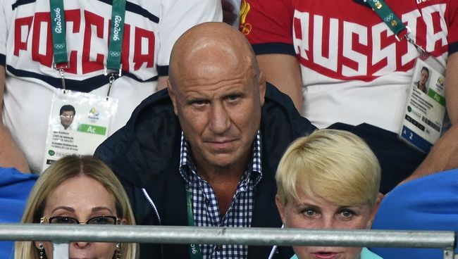 Президент Федерации спортивной борьбы России Михаил Мамиашвили на XXXI летних Олимпийских играх Президент Федерации спортивной борьбы России Михаил Мамиашвили на XXXI летних Олимпийских играх