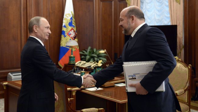 Рабочая встреча президента РФ В. Путина с губернатором Архангельской области И. Орловым Рабочая встреча президента РФ В. Путина с губернатором Архангельской области И. Орловым