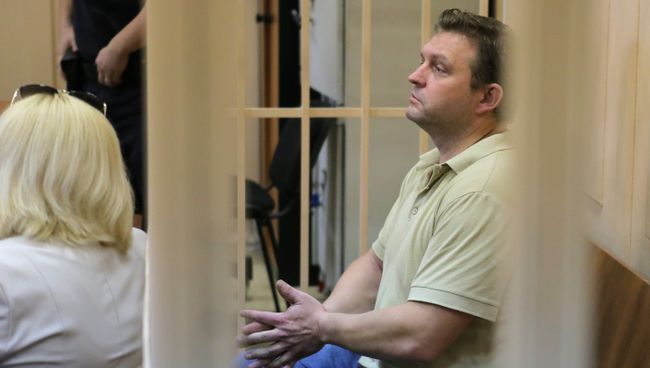 Экс-губернатор Кировской области Никита Белых в Басманном суде Москвы. Архивное фото