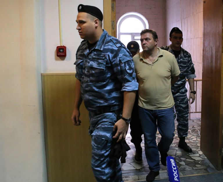 Экс-губернатор Кировской области Никита Белых в Басманном суде Москвы