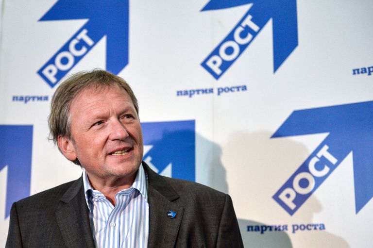 Председатель партии Партия роста Борис Титов на открытии офиса московского отделения партии