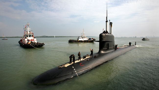 Подводная лодка класса Scorpene. 24 августа 2016 Подводная лодка класса Scorpene. 24 августа 2016