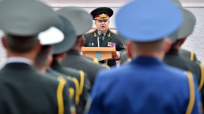 Министр обороны Украины Степан Полторак 