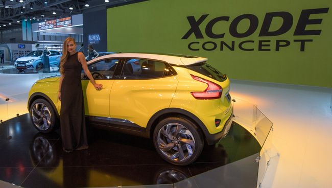 Автомобиль Lada Xcode на Московском международном автомобильном салоне-2016 Автомобиль Lada Xcode на Московском международном автомобильном салоне-2016