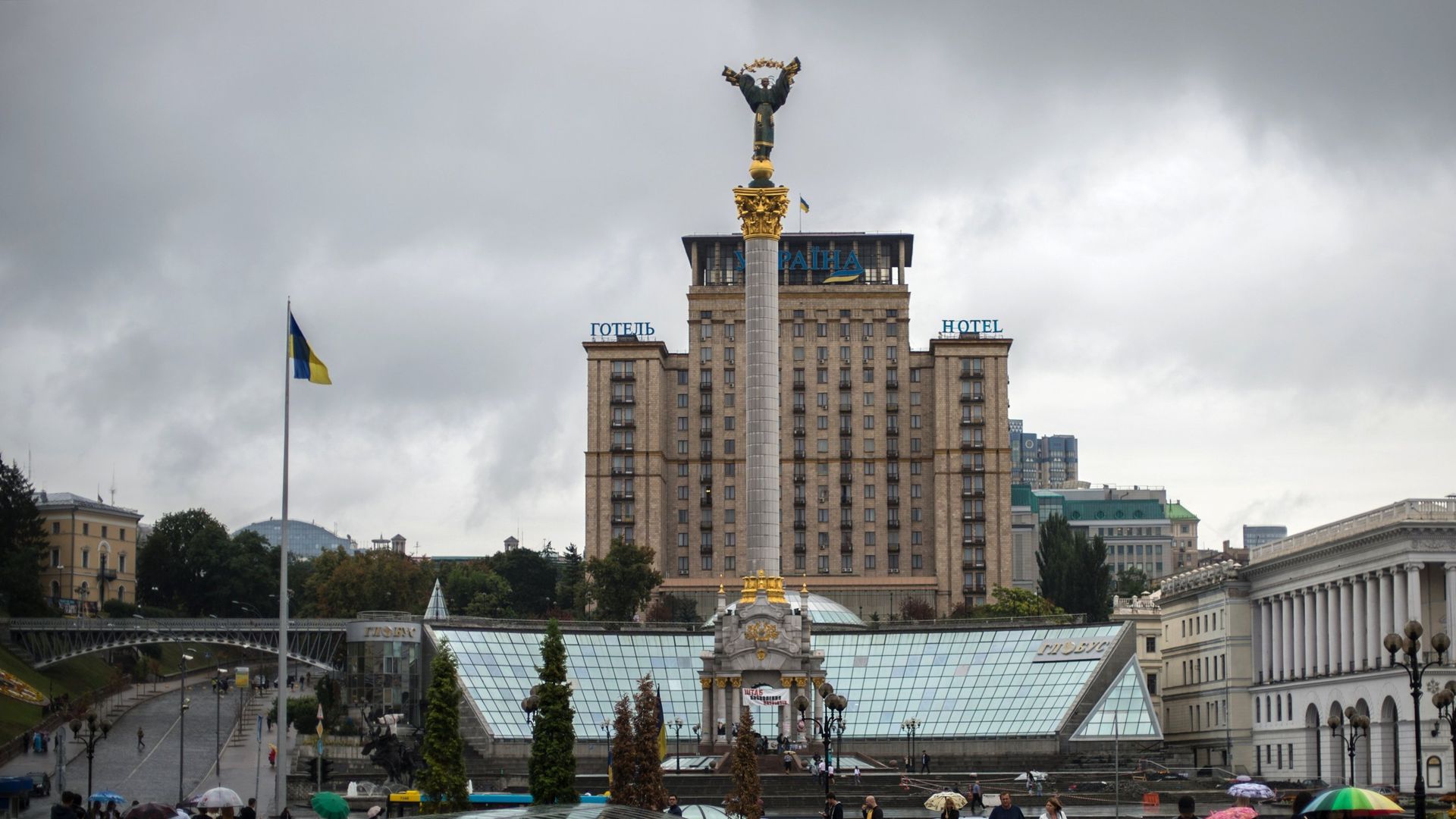 Монумент Независимости Украины на площади Независимости в Киеве Монумент Независимости Украины на площади Независимости в Киеве - РИА Новости, 1920, 06.02.2025