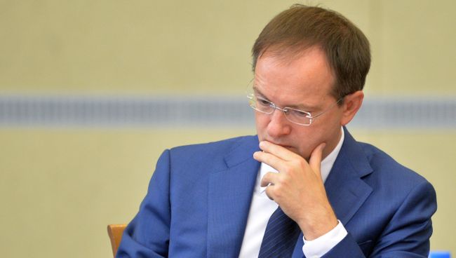 Министр культуры РФ Владимир Мединский. Архивное фото Министр культуры РФ Владимир Мединский. Архивное фото
