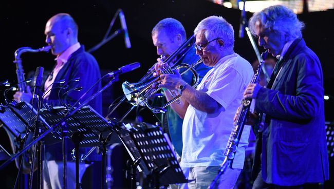 Участники International Jazz Quintet Якова Окуня во время выступления на фестивале Koktebel Jazz Party