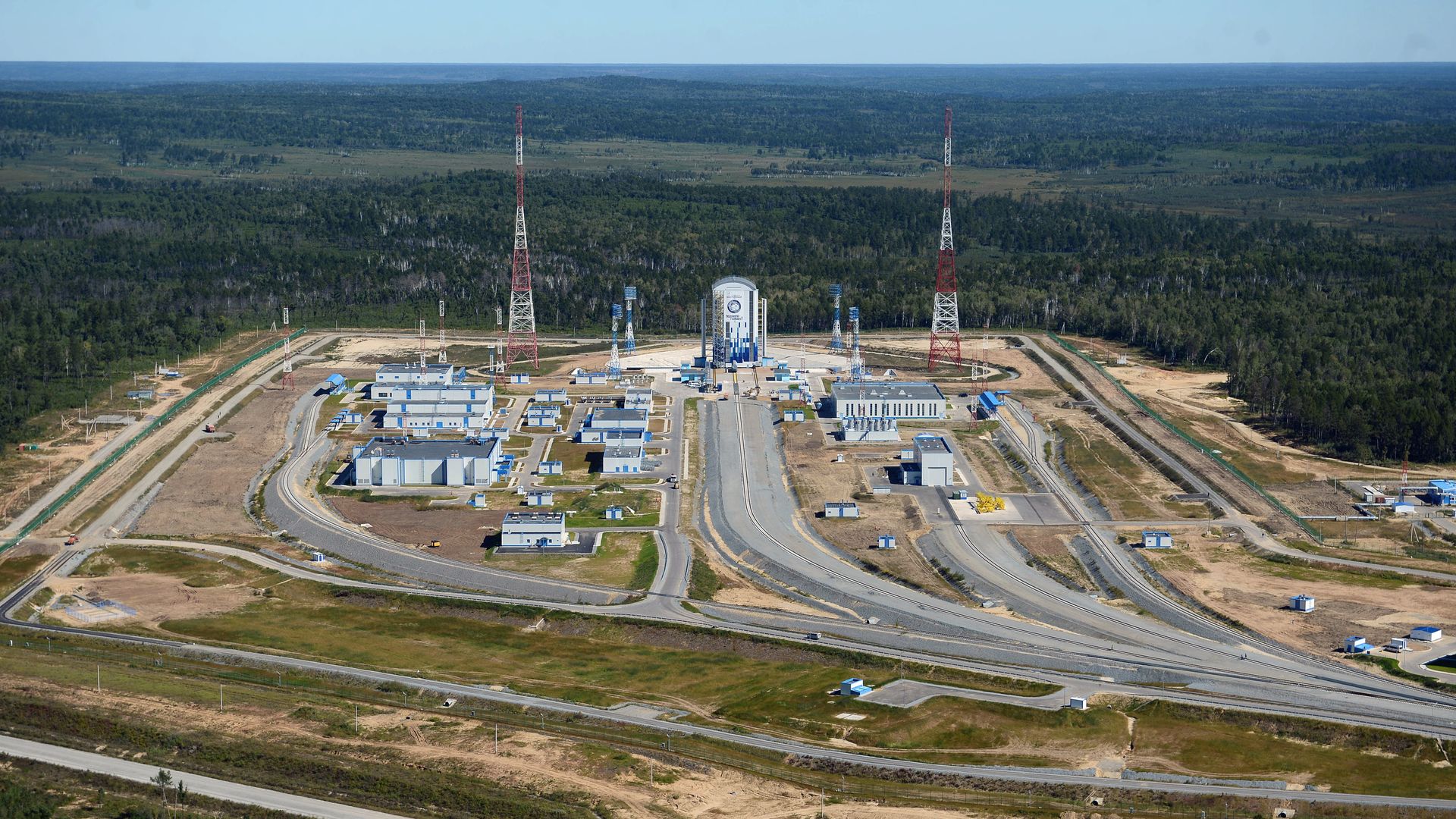Строительство космодрома Восточный в Благовещенске Строительство космодрома Восточный в Благовещенске - РИА Новости, 1920, 15.04.2023