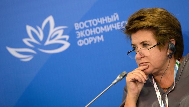 Руководитель Россотрудничества Любовь Глебова. Архивное фото
