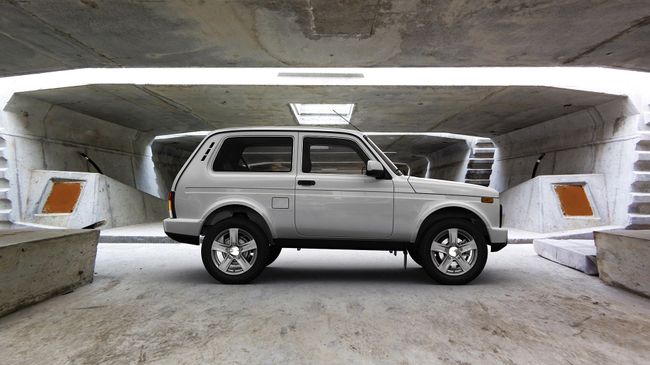 Автомобиль Lada 4x4. Архивное фото Автомобиль Lada 4x4. Архивное фото
