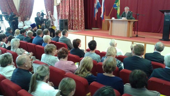 Глава региона Виктор Басаргин встретился с  жителями четырех муниципальных районов