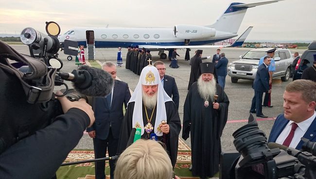 Патриарх Кирилл в Южно-Сахалинске Патриарх Кирилл в Южно-Сахалинске