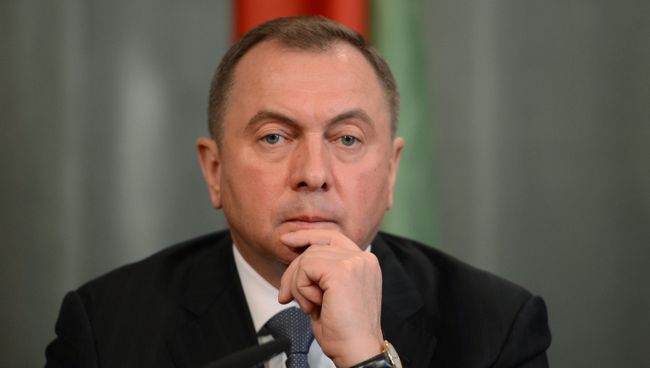 Министр иностранных дел Белоруссии Владимир Макей Министр иностранных дел Белоруссии Владимир Макей