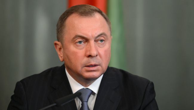 Министр иностранных дел Белоруссии Владимир Макей Министр иностранных дел Белоруссии Владимир Макей