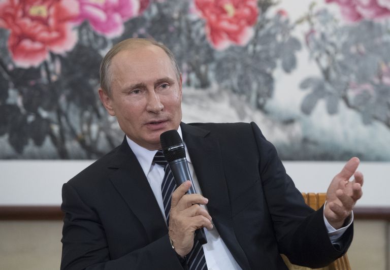 Президент РФ Владимир Путин на пресс-конференции по итогам саммита Группы двадцати G20 в Ханчжоу. 5 сентября 2016 Президент РФ Владимир Путин на пресс-конференции по итогам саммита Группы двадцати G20 в Ханчжоу. 5 сентября 2016