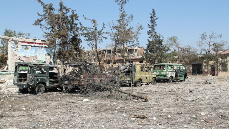Сирийская армия освободила от боевиков территорию военных училищ в Алеппо Сирийская армия освободила от боевиков территорию военных училищ в Алеппо