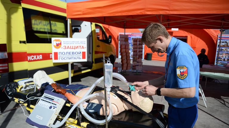 Полевой многофункциональный госпиталь представлен в открытой экспозиции на Международном военно-техническом форуме АРМИЯ-2016 Полевой многофункциональный госпиталь представлен в открытой экспозиции на Международном военно-техническом форуме АРМИЯ-2016
