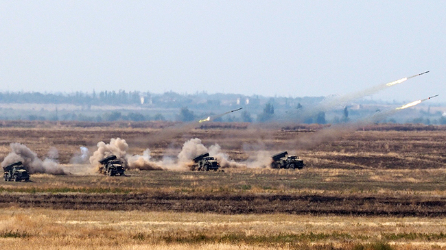 СКШУ Кавказ-2016 на полигоне Прудбой в Волгоградской области