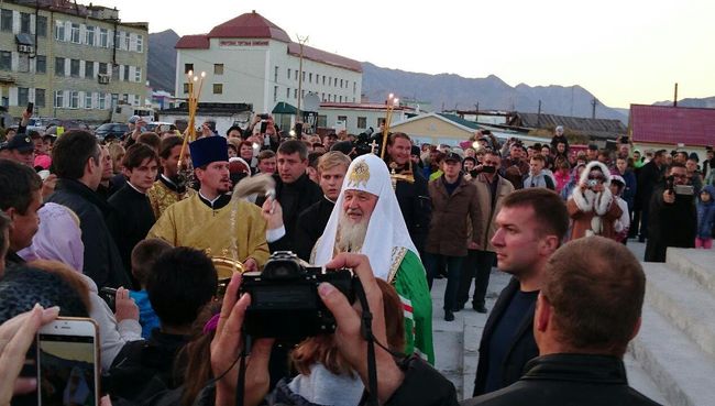 Храм Воздвижения Креста, который освятил патриарх Кирилл