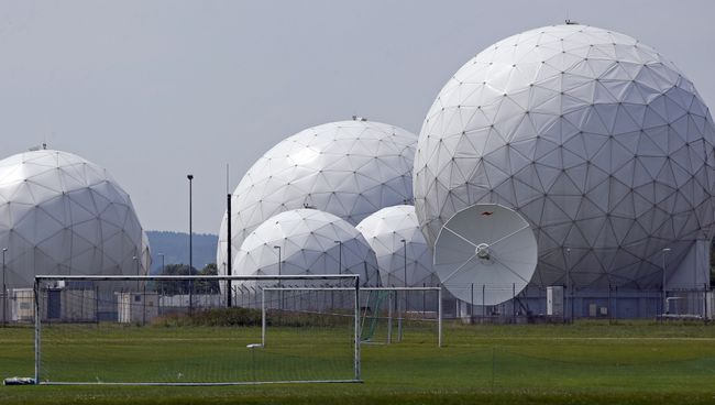 Станция мониторинга разведывательной службы Германии (BND) в Бад-Айблинге. Архивное фото