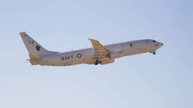 Американский патрульный противолодочный самолет Boeing P-8 Poseidon Американский патрульный противолодочный самолет Boeing P-8 Poseidon