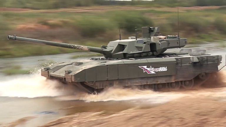Демонстрация танка Т-14 Армата Демонстрация танка Т-14 Армата