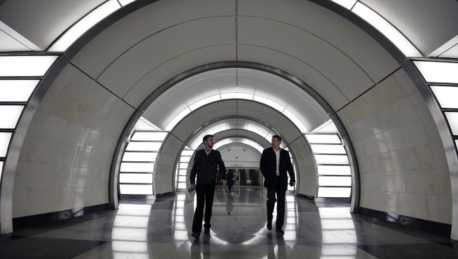 Станция Фонвизинская Люблинско-Дмитровской линии Московского метрополитена. Архивное фото