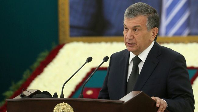 Премьер-министр Узбекистана Шавкат Мирзиеев. 3 сентября 2016 года Премьер-министр Узбекистана Шавкат Мирзиеев. 3 сентября 2016 года