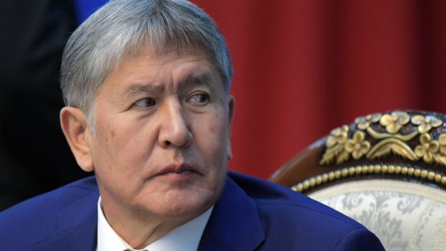 Президент Киргизии Алмазбек Атамбаев. Архивное фото Президент Киргизии Алмазбек Атамбаев. Архивное фото