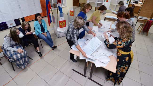 Подсчет голосов в единый день голосования