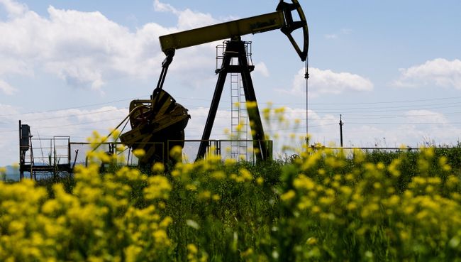 Нефтяные станки-качалки. Архивное фото Нефтяные станки-качалки. Архивное фото