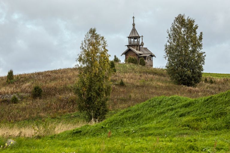 Часовня Спаса Нерукотворного в деревне Вигово в Карелии Часовня Спаса Нерукотворного в деревне Вигово в Карелии
