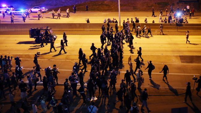 Ситуация в американском городе Шарлотт. 23 сентября 2016