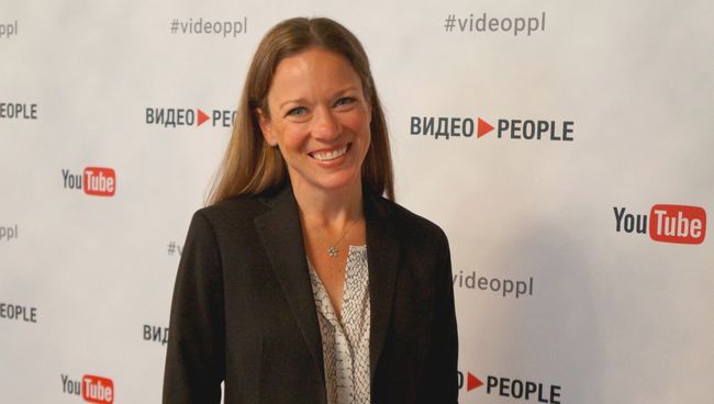 Вице-президент YouTube Келли Мэримен на конференции ВидеоPeople Вице-президент YouTube Келли Мэримен на конференции ВидеоPeople