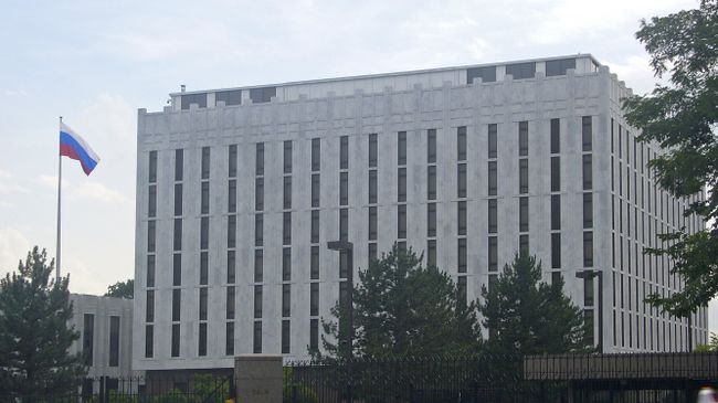 Посольство России в США. Вашингтон. Архивное фото Посольство России в США. Вашингтон. Архивное фото