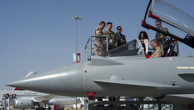 Истребитель Eurofighter Typhoon. Архивное фото