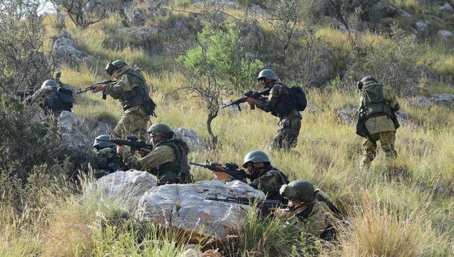 Военнослужащие России и Пакистана на учениях Дружба. Архивное фото Военнослужащие России и Пакистана на учениях Дружба. Архивное фото