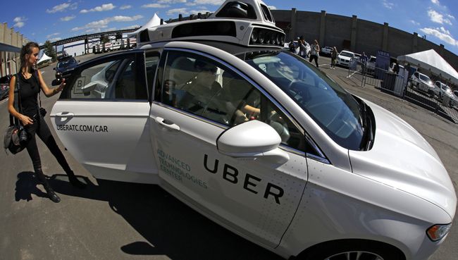Такси Uber. Архивное фото