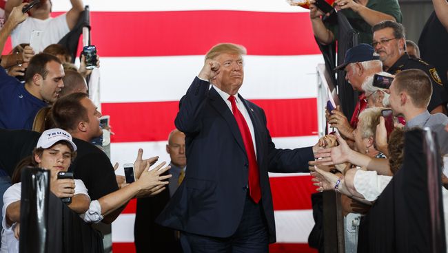 Кандидат в президенты США Дональд Трамп. Архивное фото Кандидат в президенты США Дональд Трамп. Архивное фото