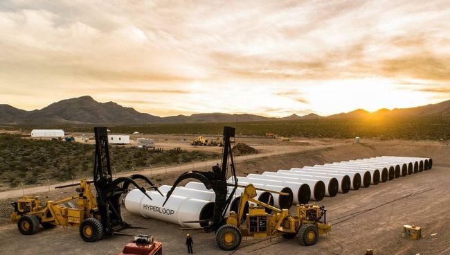 Испытательная площадка Hyperloop One. Архивное фото