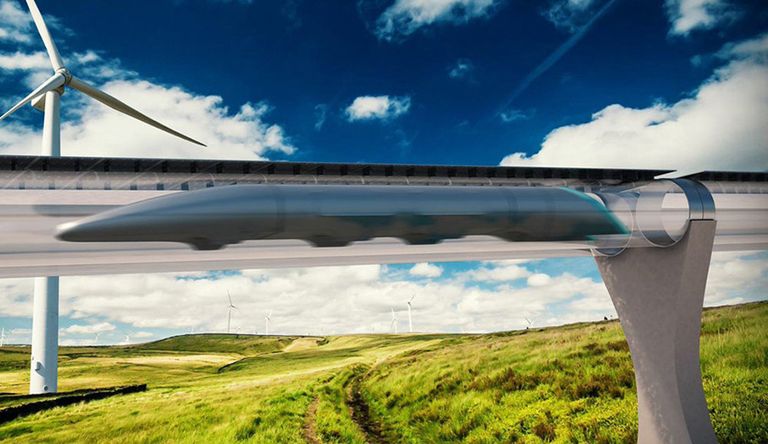 Вакуумный поезд Hyperloop Вакуумный поезд Hyperloop